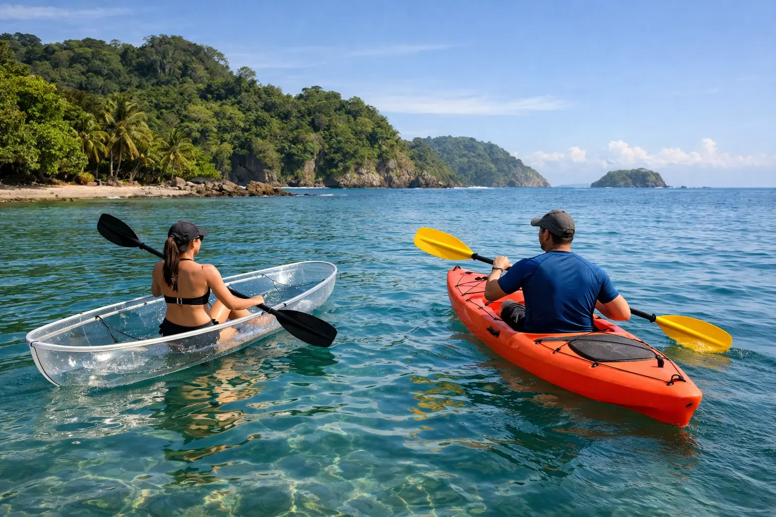 Regular Kayak Clear Kayak Costa Rica: Clear vs Regular Kayak